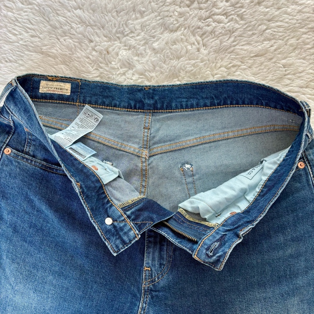 Levi's Classic Straight lot 514  Blue Jeans size W34 L32 - Picture 7 of 12